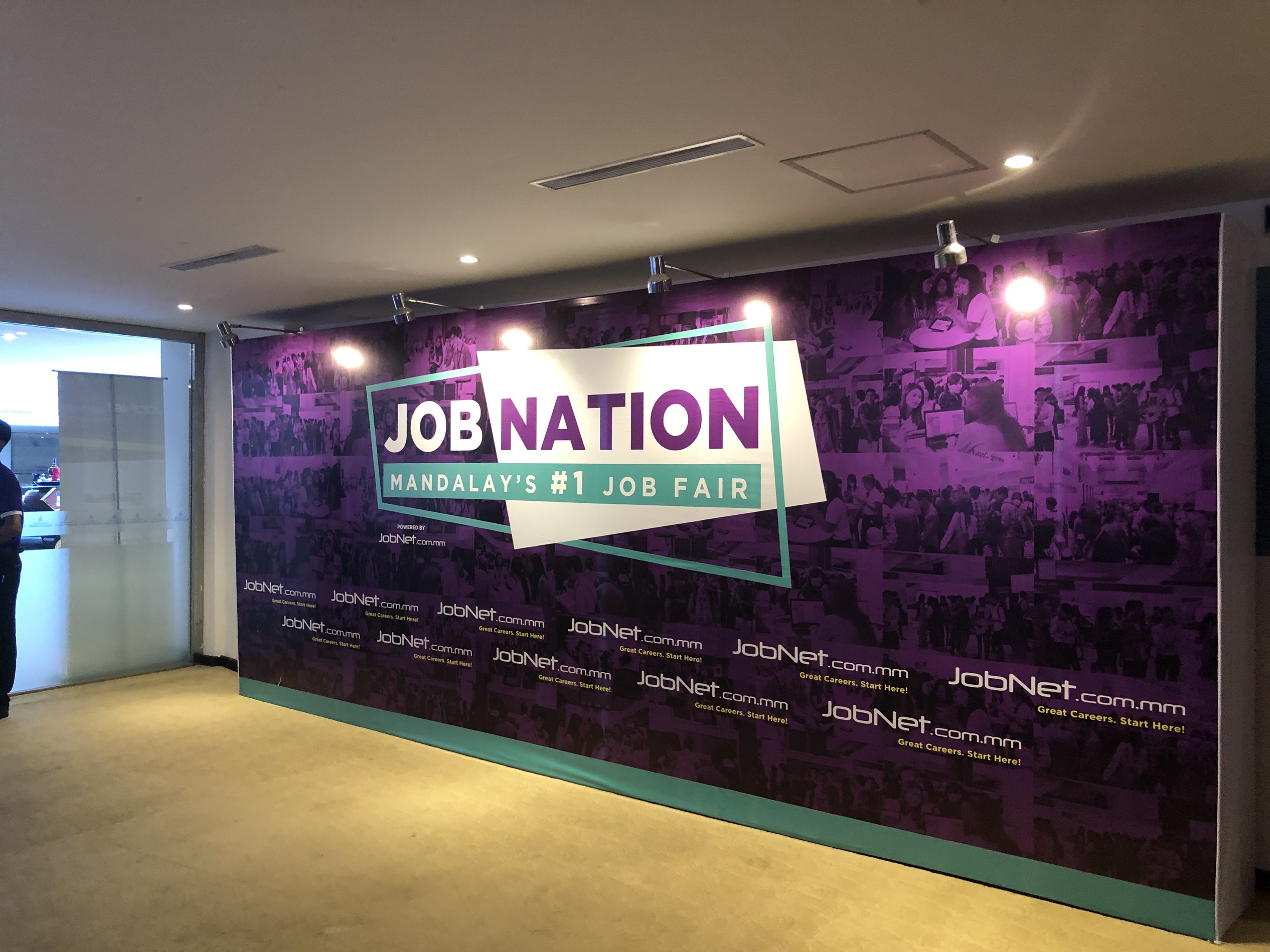Jobnation MANDALAY’S #1 Jobfairに出展しました。
