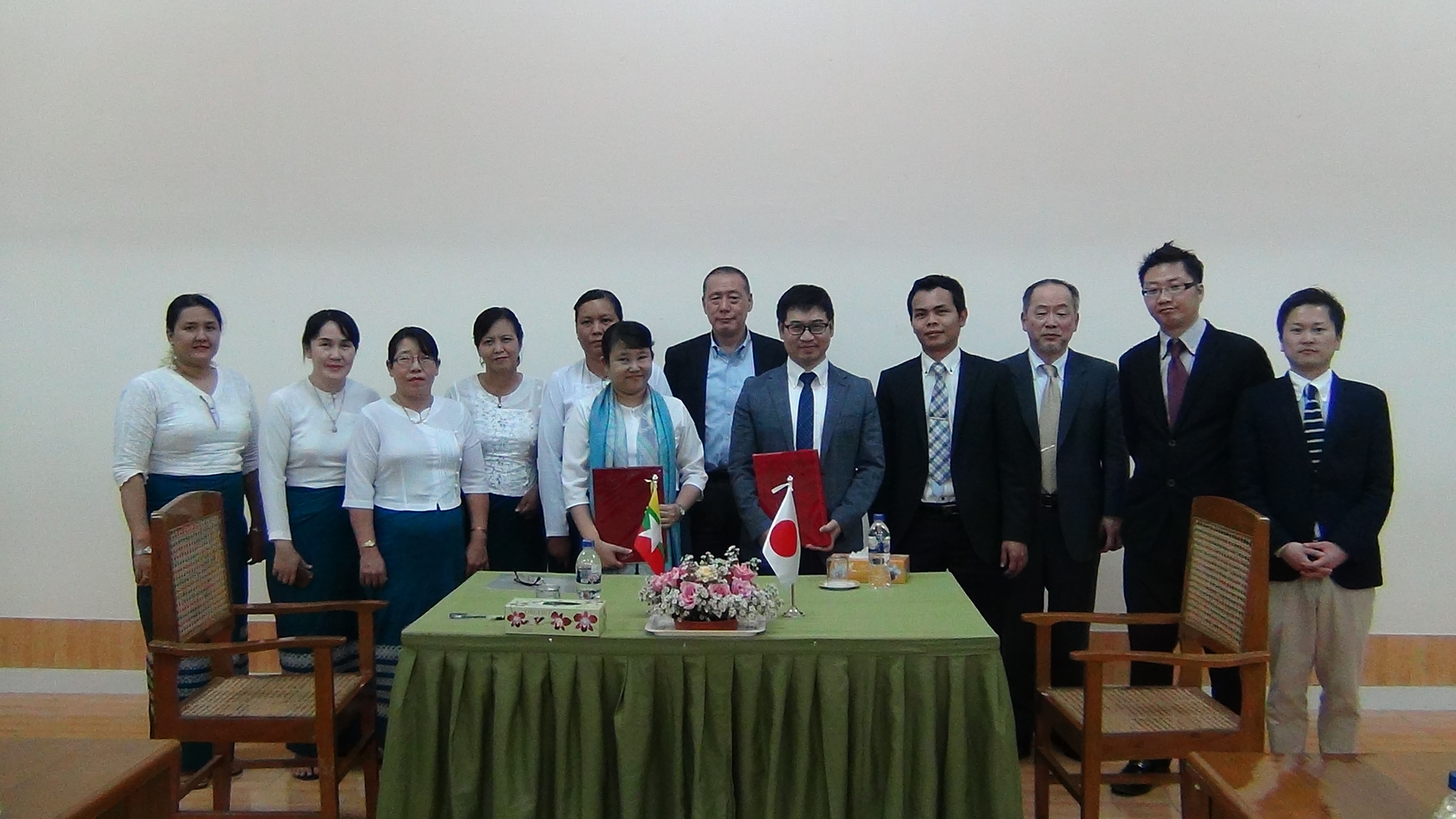 ミャンマー国立コンピュータ大学  正式 MOU調印式！！